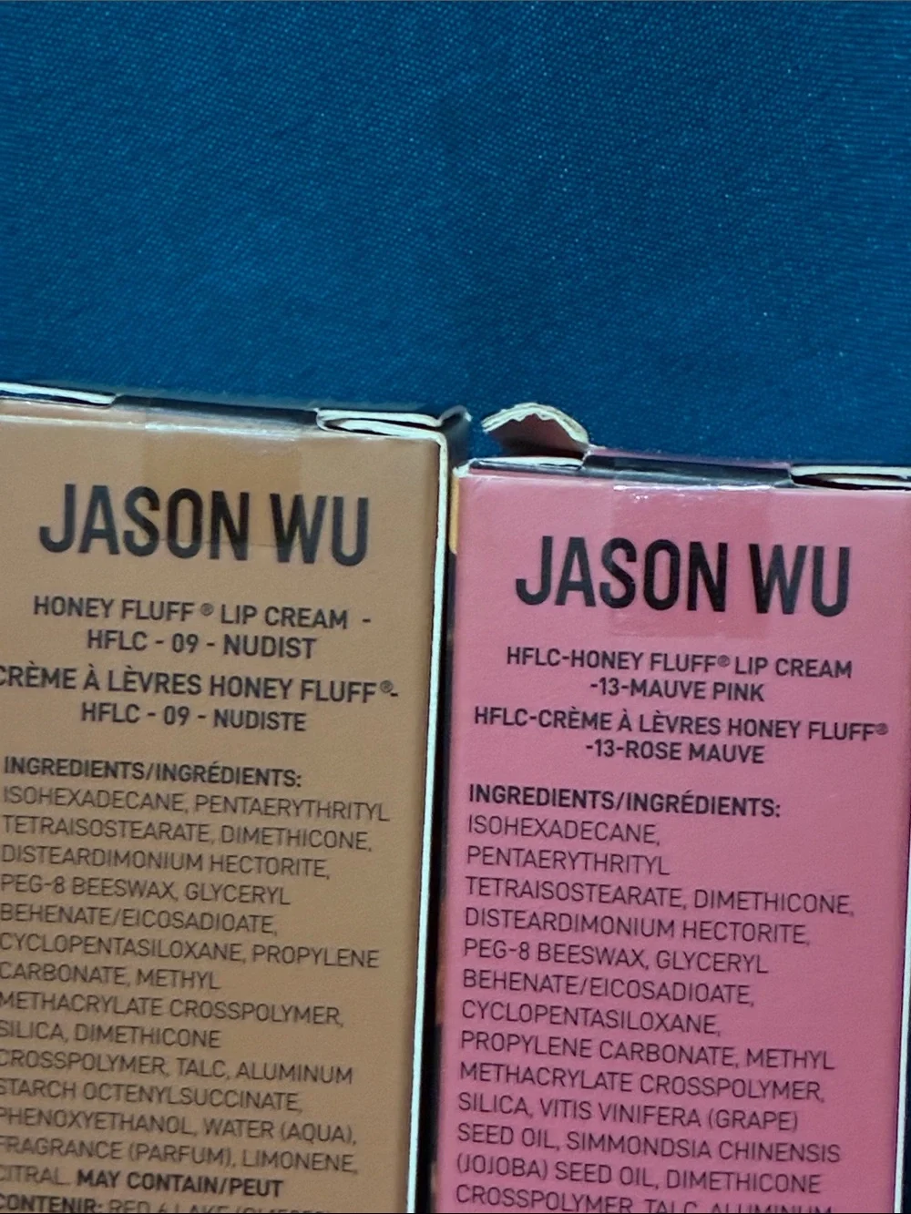 Jason Wu Honey Fluff Matte Lip Cream Duo — 13 Mauve Pink & 09 Nudist